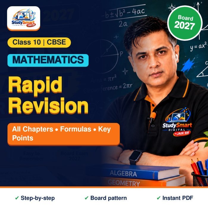 Rapid Revision Notes - Maths All Chapters