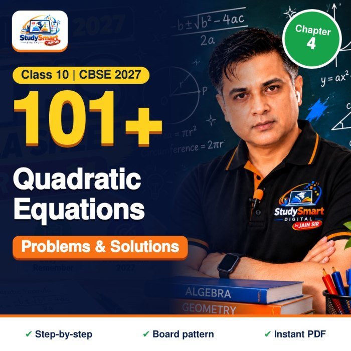 101+ Quadratic Equations Problems & Solutions