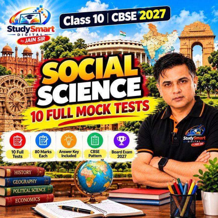 Class 10 SST - 10 Full Mock Tests (80 Marks) CBSE 2027
