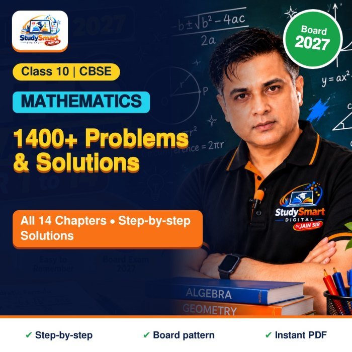 1400+ Maths Problems & Solutions | All 14 Chapters